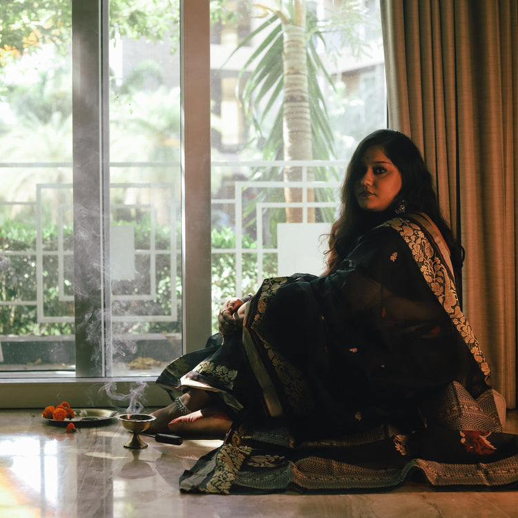 Handwoven Tant or Tangail Saree of West Bengal by BONGONIKETAN