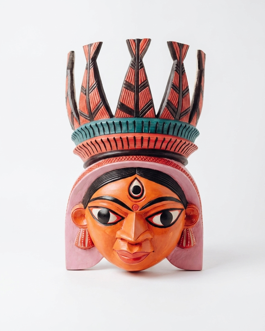 Durga Maa Wood Carving