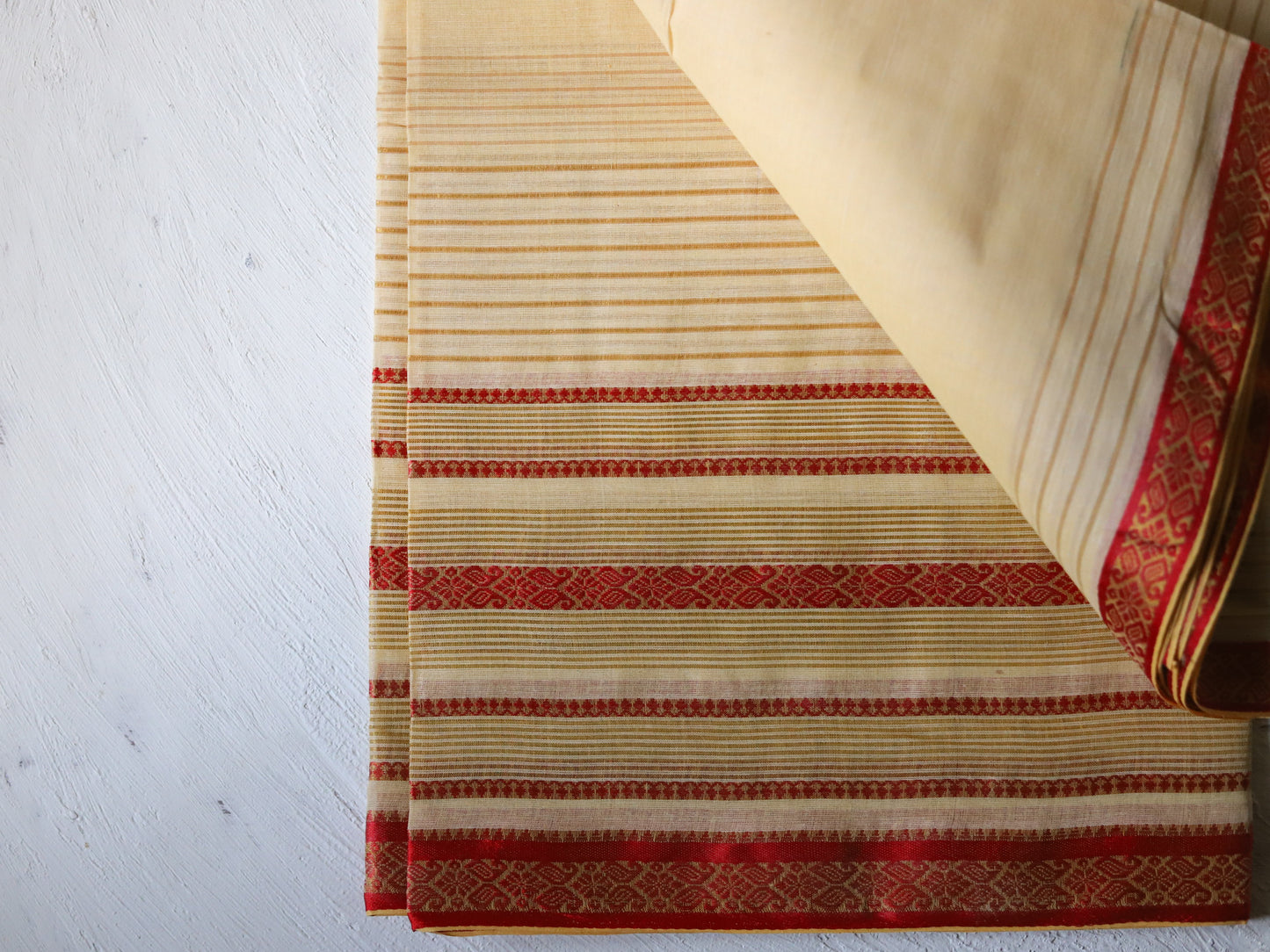 Bengal Handwoven Tangail Dhoti (Dhuti)
