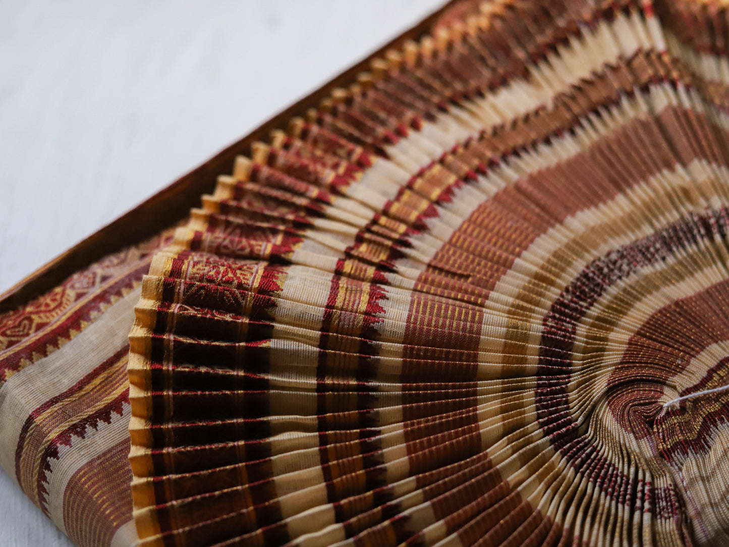 Bengal Handwoven Tangail Dhoti (Dhuti)