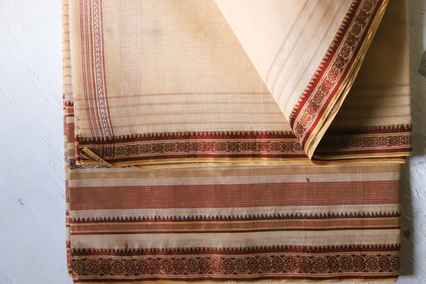 Bengal Handwoven Tangail Dhoti (Dhuti)