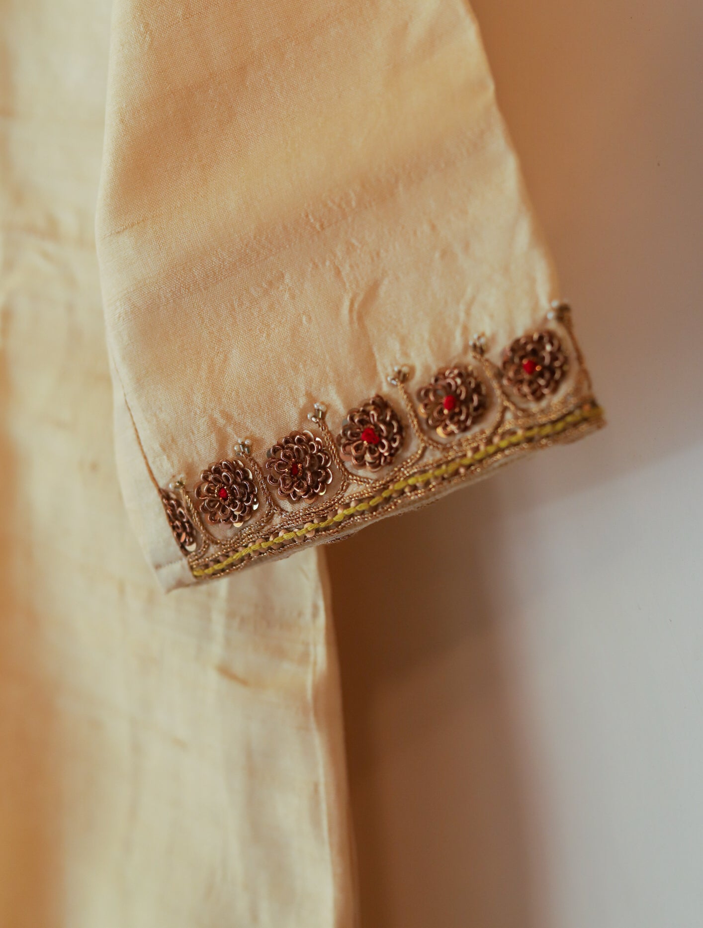 Bengal Hand Embroidered Silk Kurti