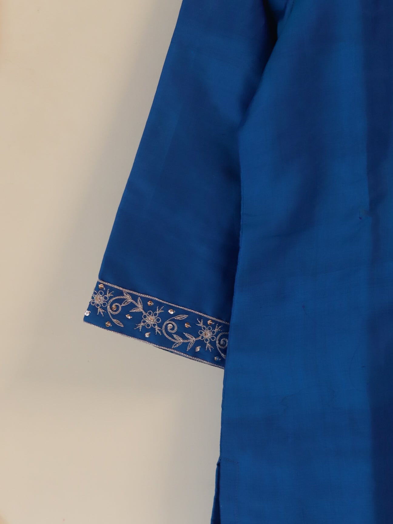 Bengal Hand Embroidered Silk Top Bottom