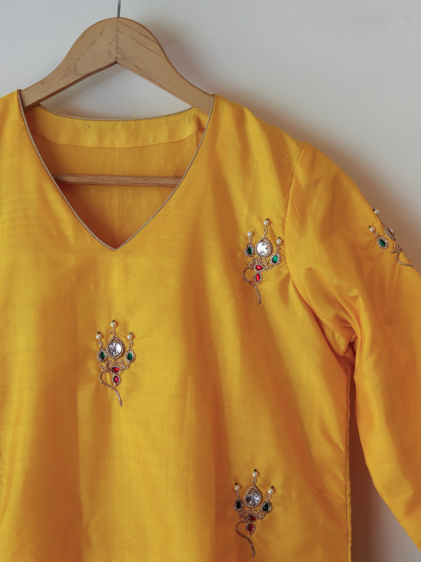 Bengal Hand Embroidered Silk Kurti