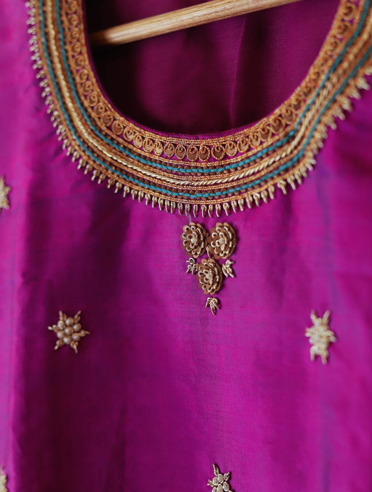 Bengal Hand Embroidered Silk Kurti