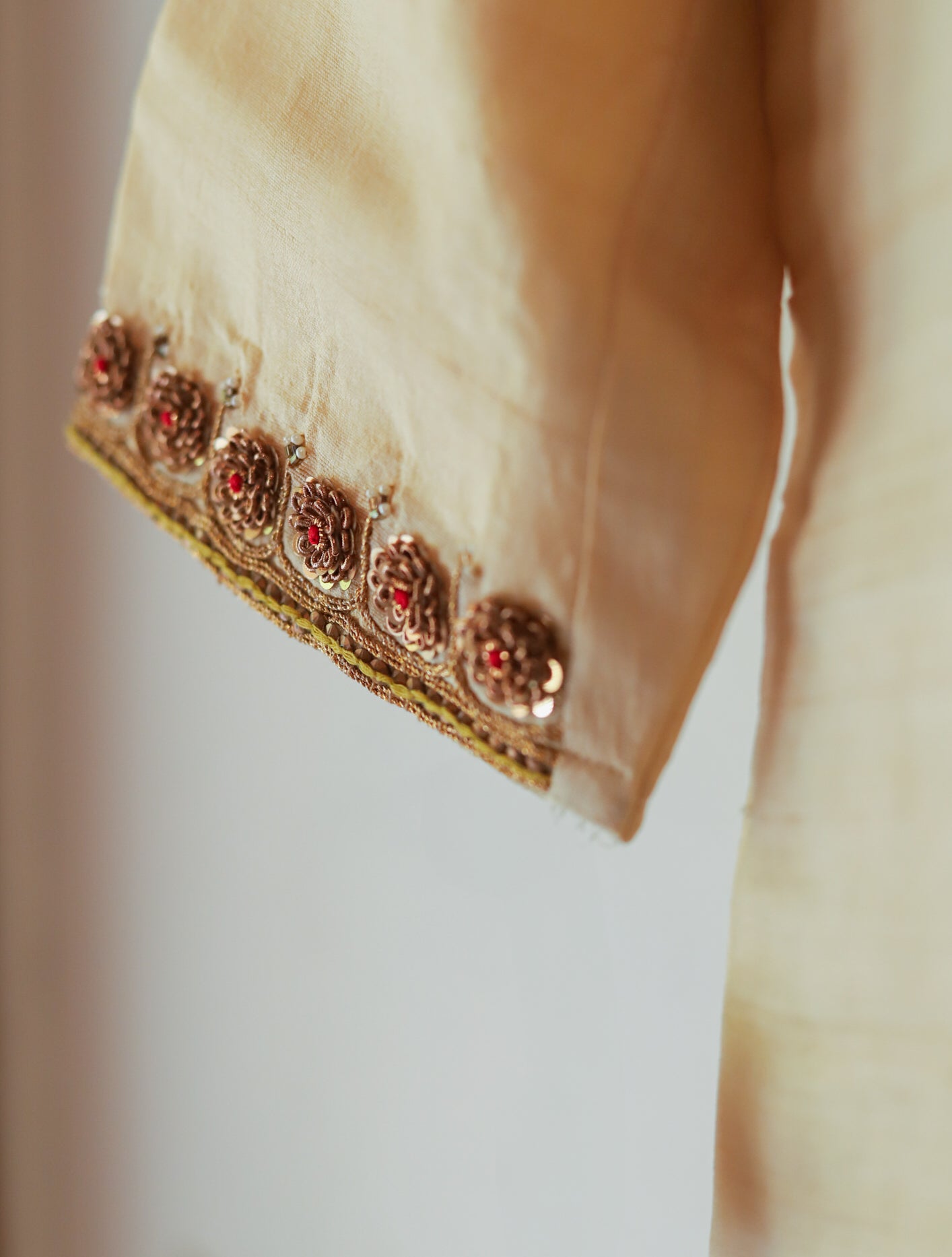 Bengal Hand Embroidered Silk Kurti