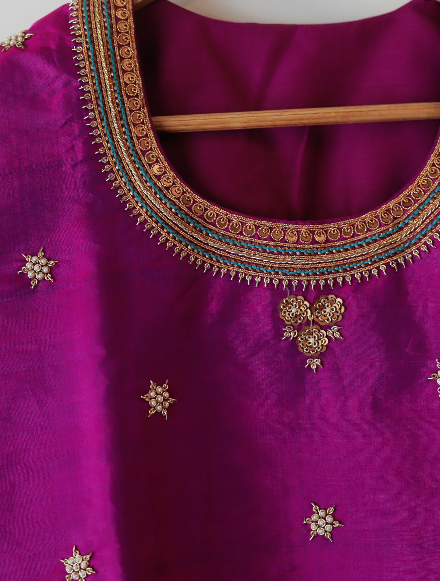 Bengal Hand Embroidered Silk Kurti