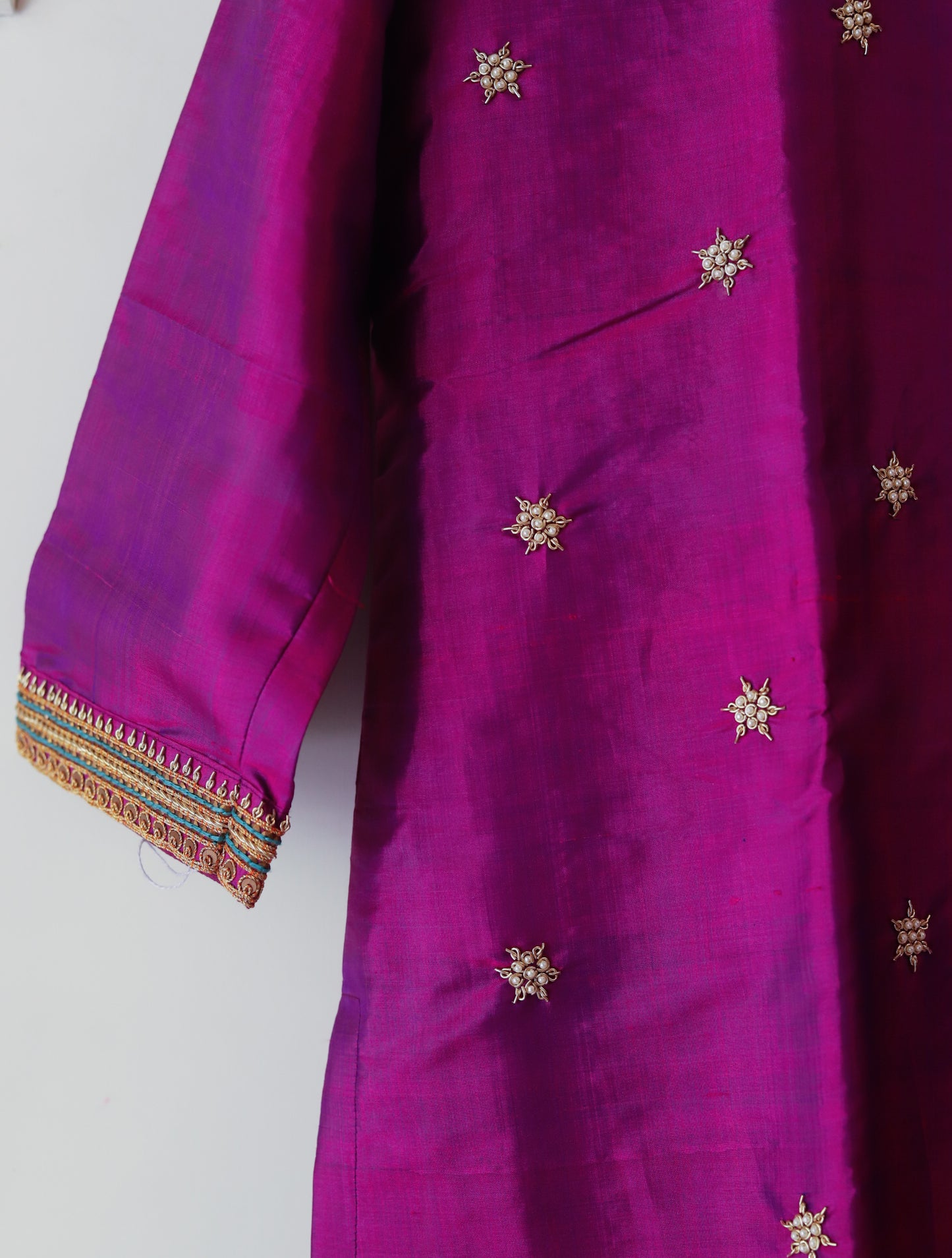 Bengal Hand Embroidered Silk Kurti