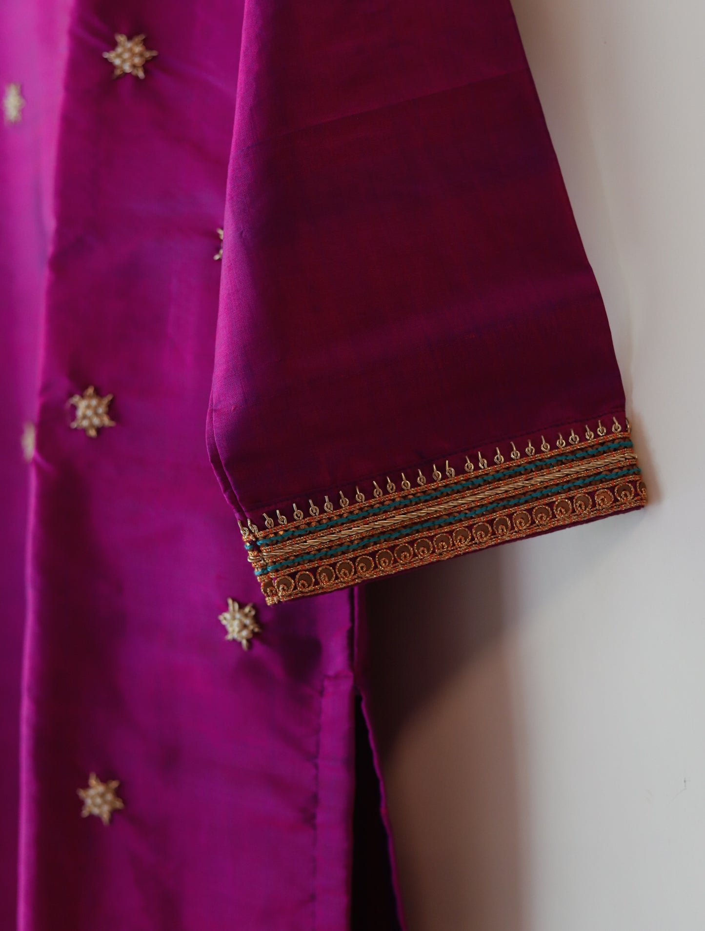 Bengal Hand Embroidered Silk Kurti
