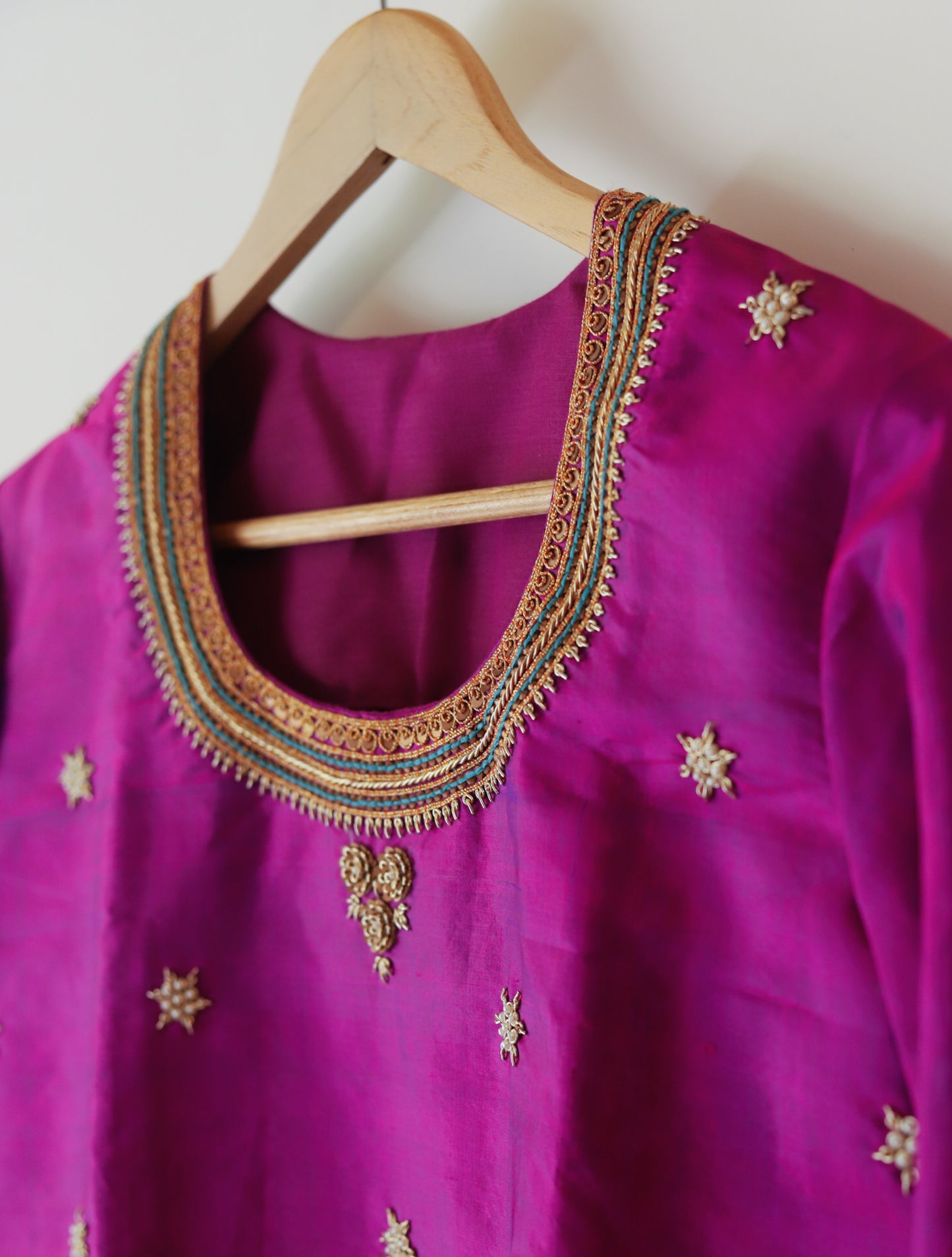 Bengal Hand Embroidered Silk Kurti