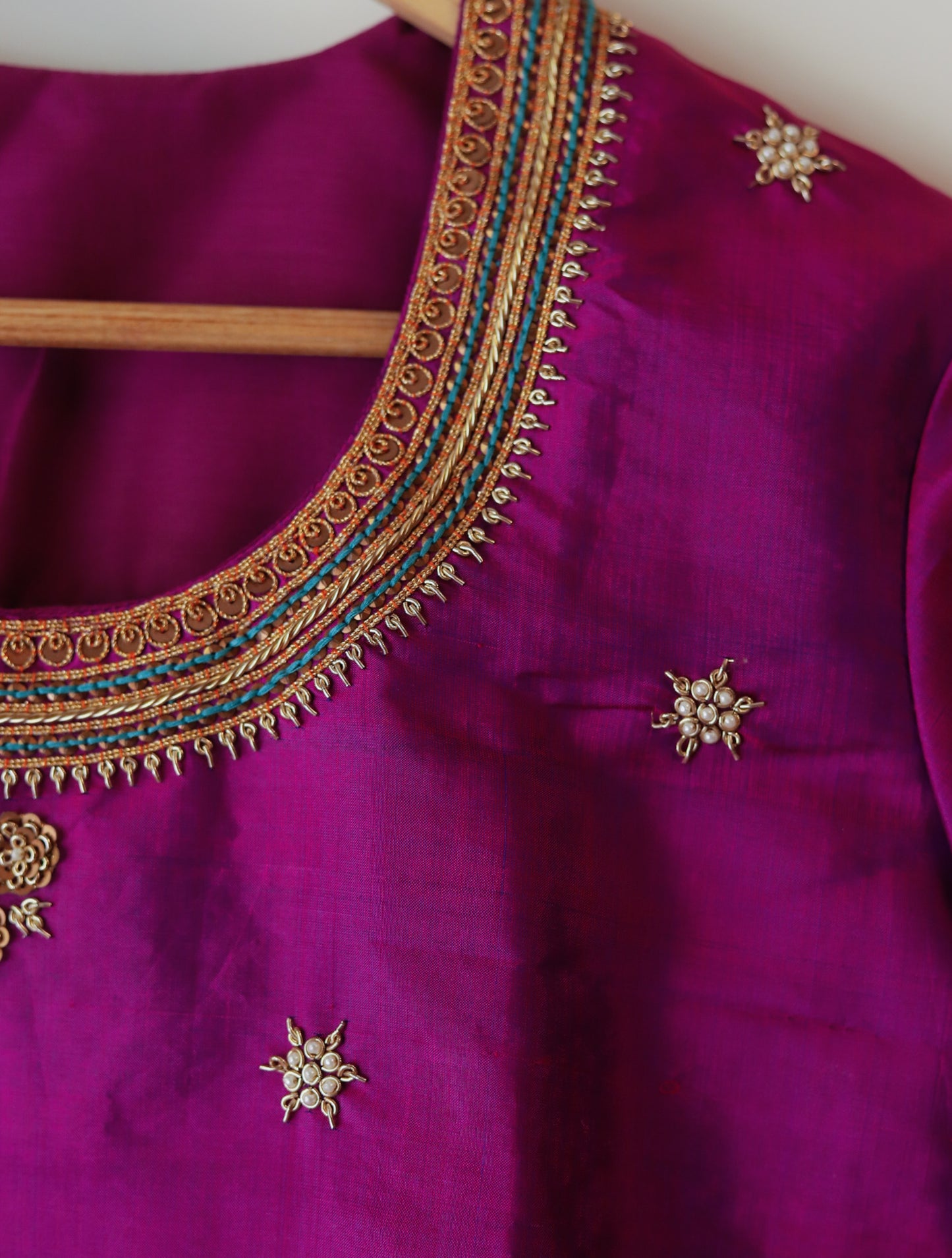 Bengal Hand Embroidered Silk Kurti