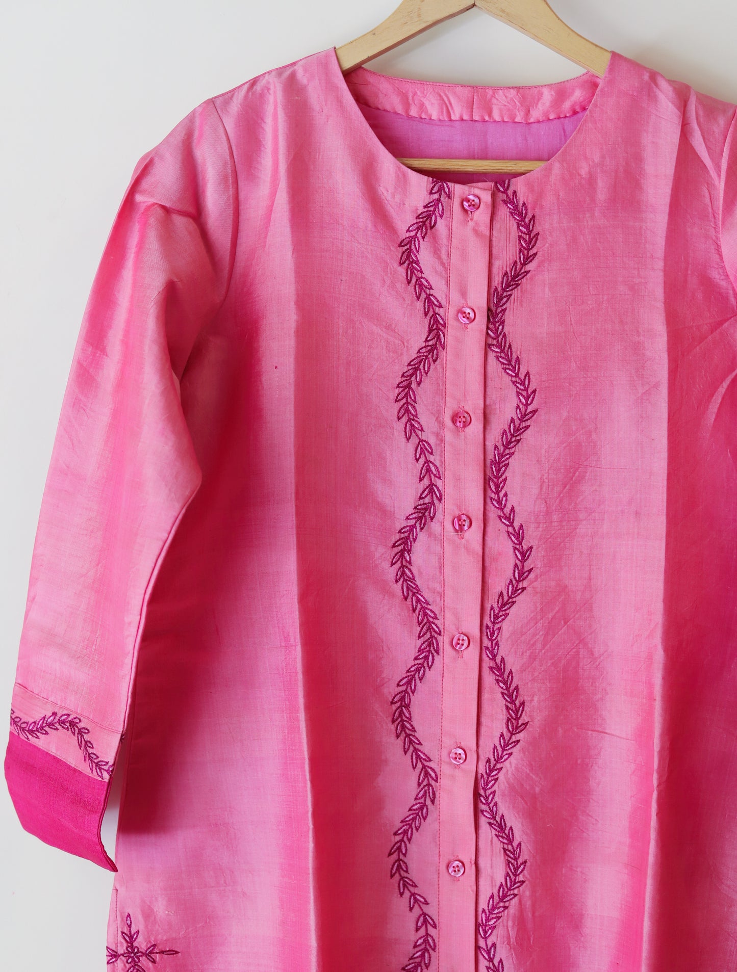Bengal Hand Embroidered Silk Kurti