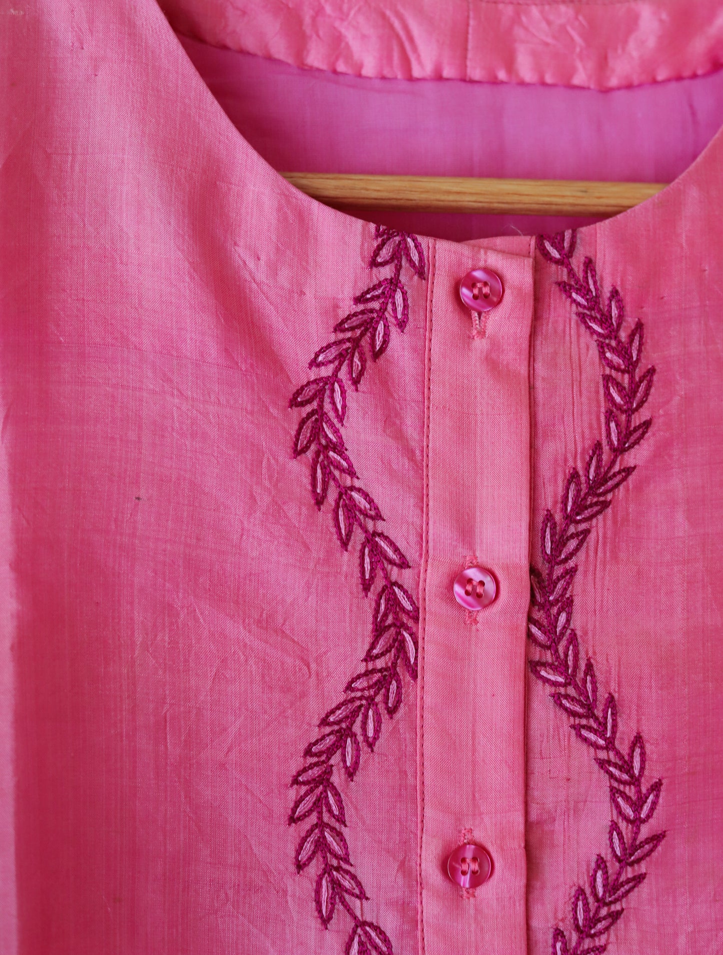 Bengal Hand Embroidered Silk Kurti