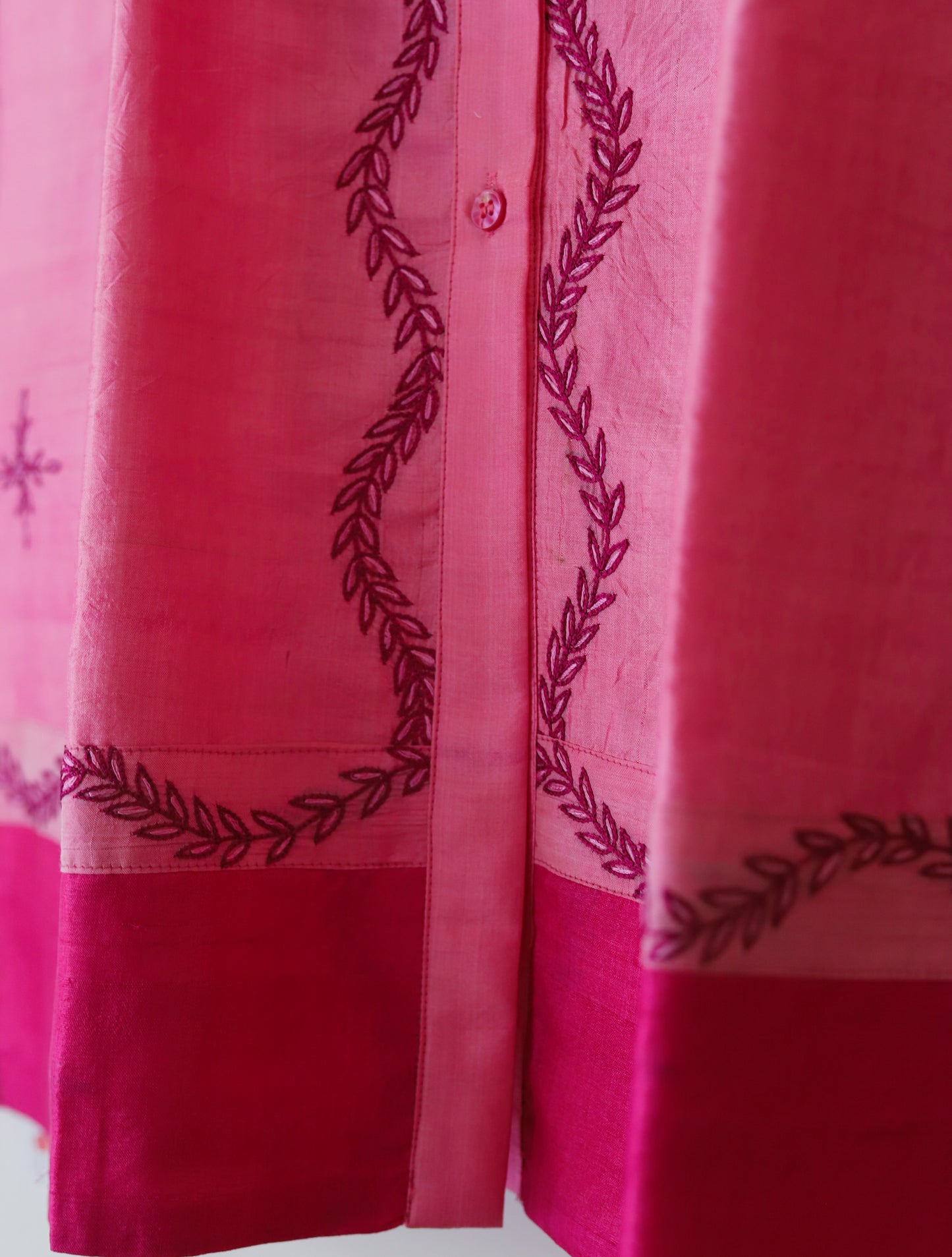 Bengal Hand Embroidered Silk Kurti