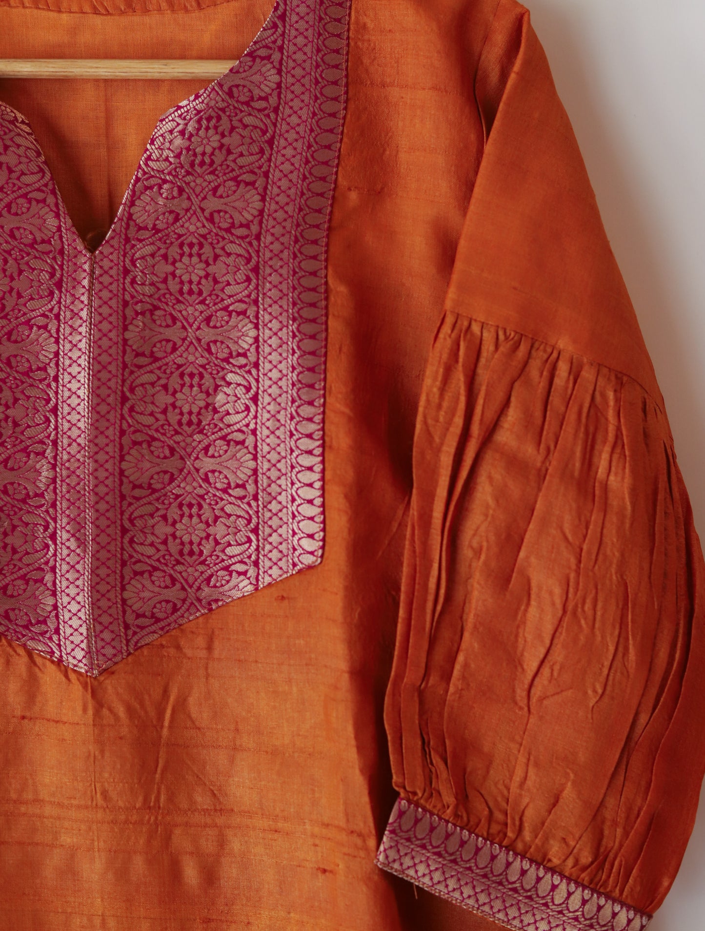 Bengal Raw Tussar Silk Kurti