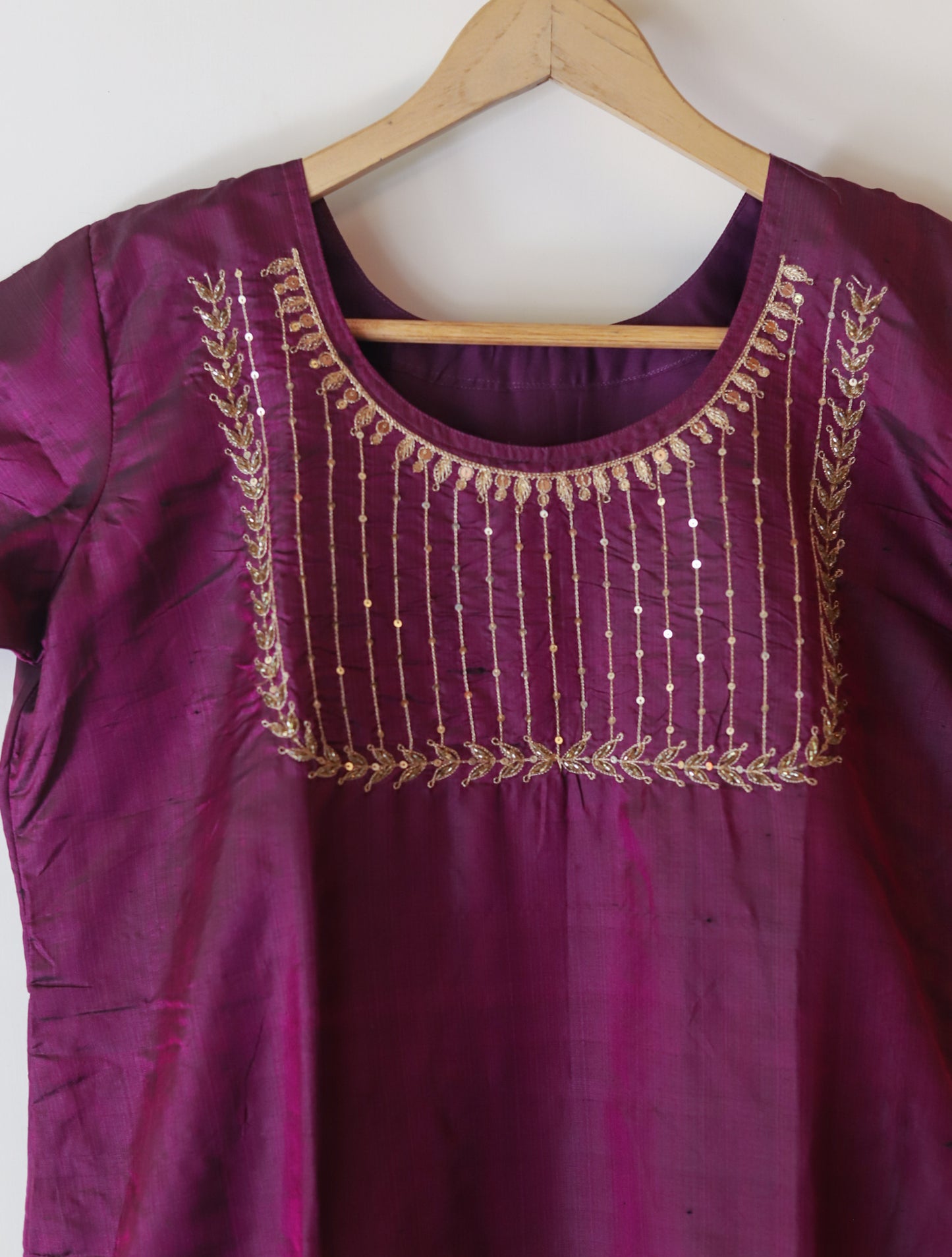 Bengal Hand Embroidered Silk Kurti