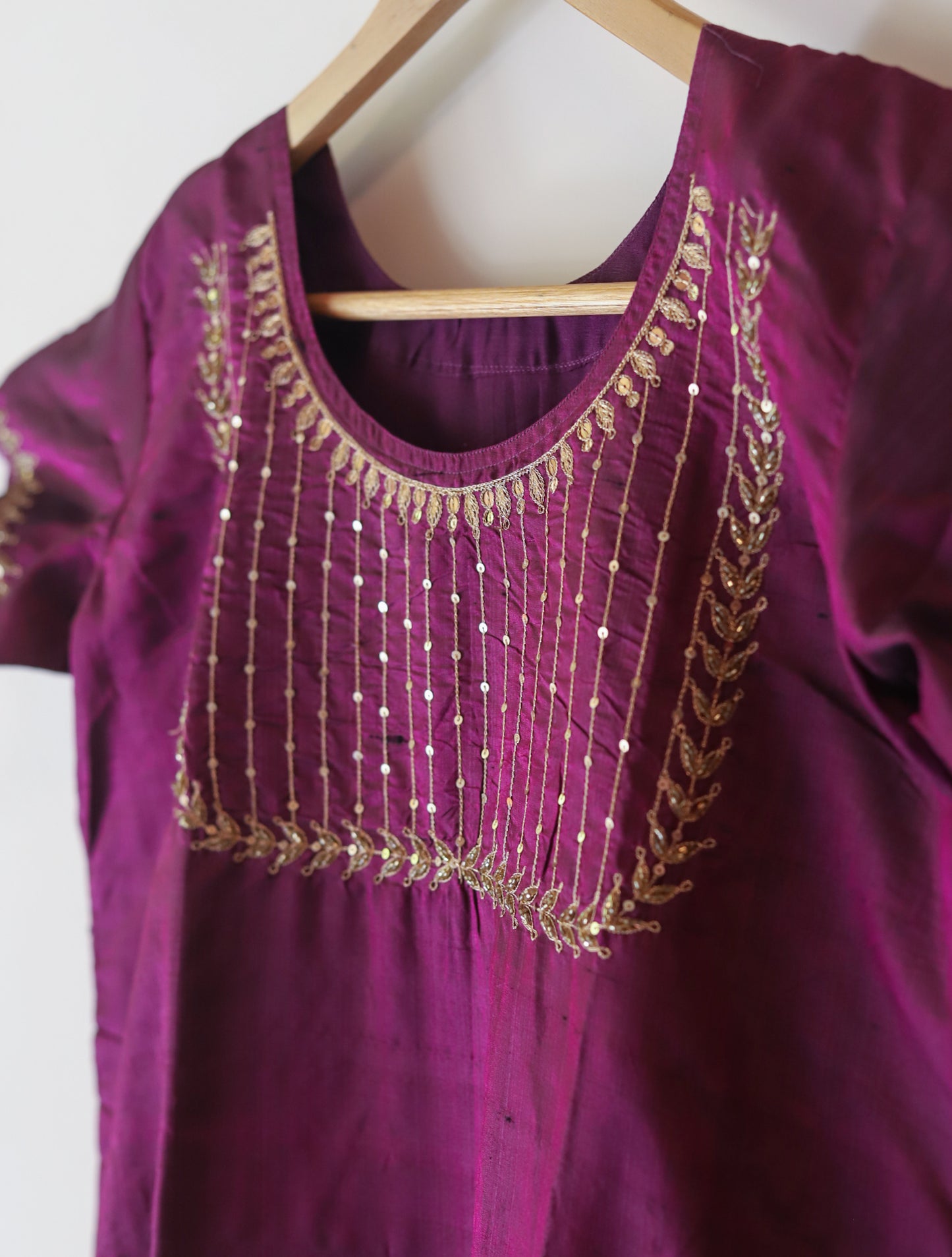 Bengal Hand Embroidered Silk Kurti