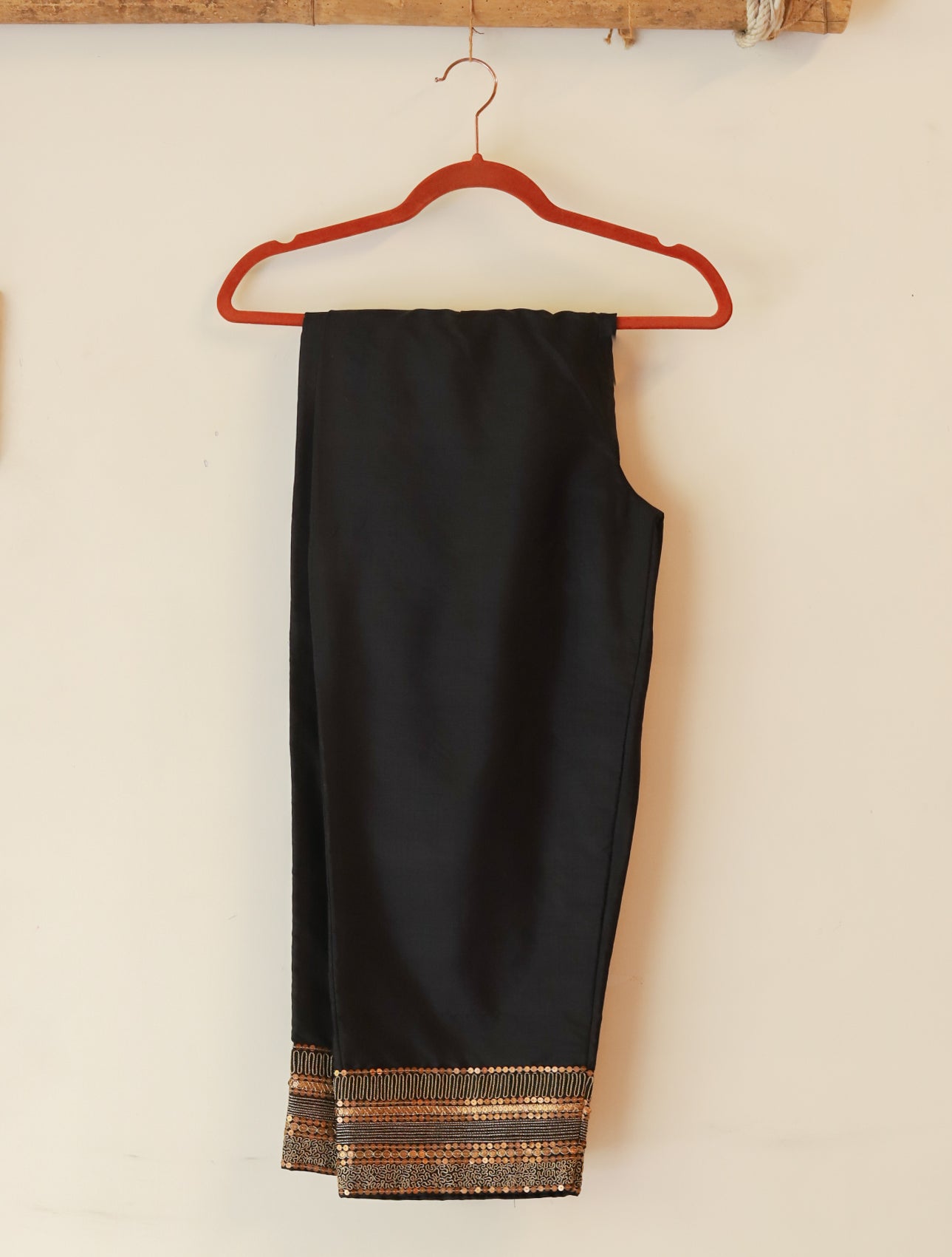 Bengal Hand Embroidered Silk Top Bottom