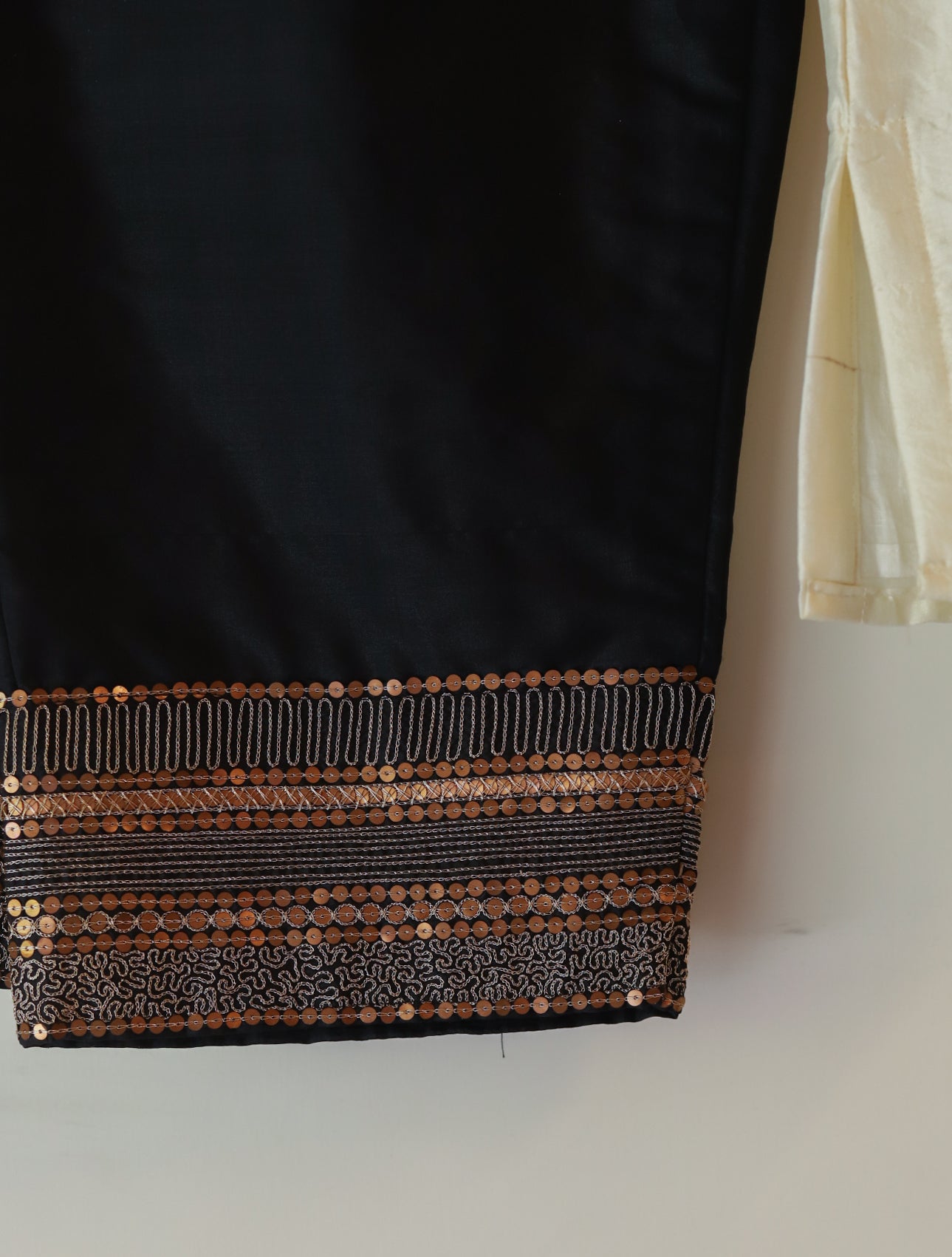Bengal Hand Embroidered Silk Top Bottom