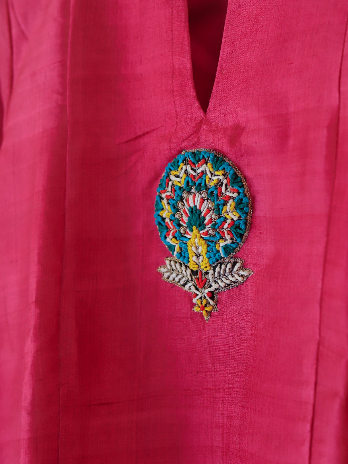 Bengal Hand Embroidered Silk Top