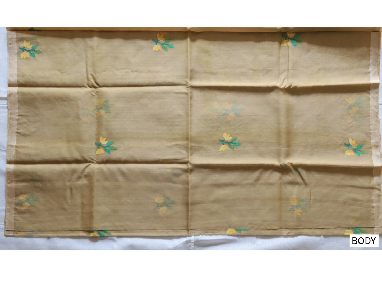 Handwoven Bengal Muslin Saree