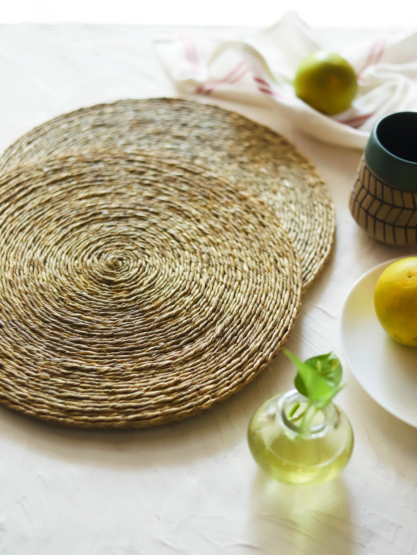 Bengal Handcrafted Grass Table Mat Set