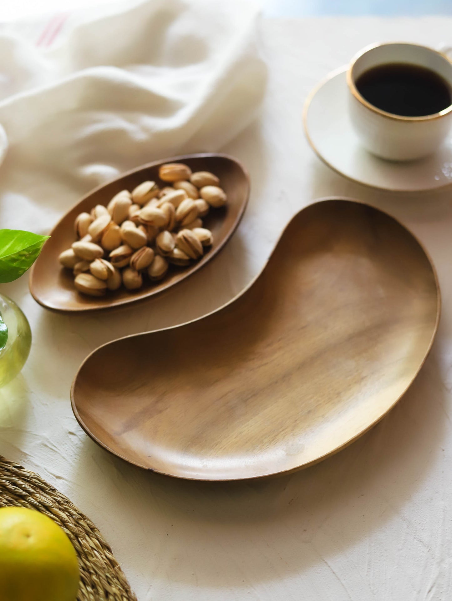 Bengal Handcrafted Wooden Tray Set