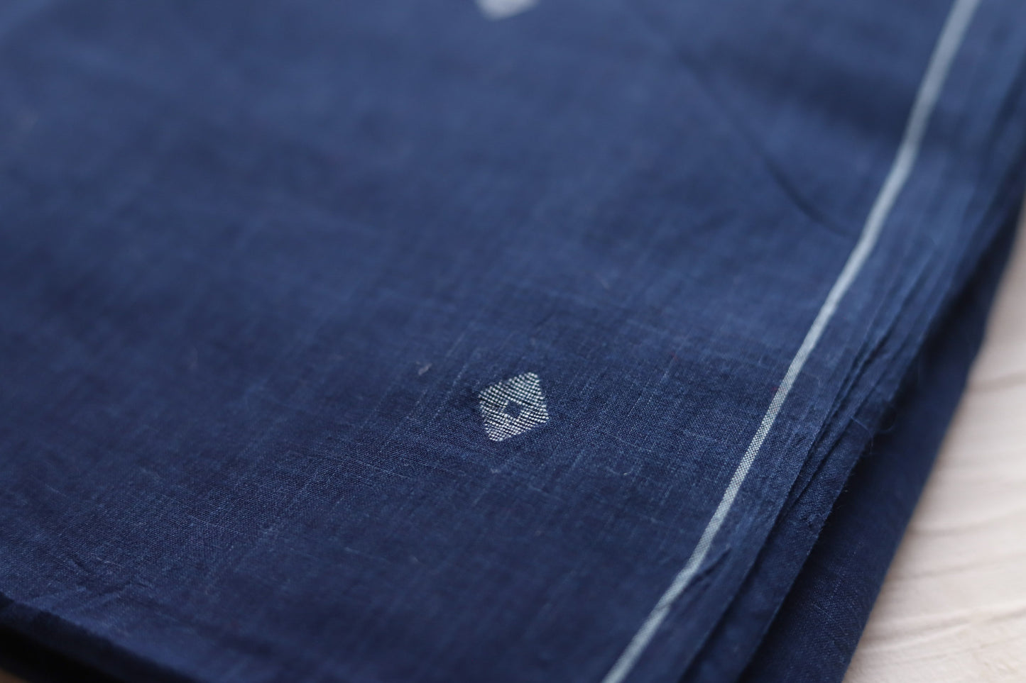 Bengal's Handwoven Cotton Fabric/ Yardage in Jamdani design
