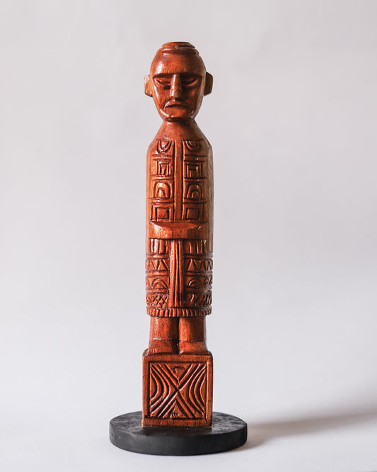 Bengal Hand-carved Wooden Sculpture Figurine