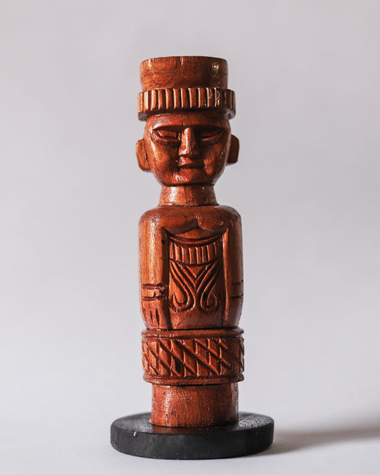 Bengal Hand-carved Wooden Sculpture Figurine