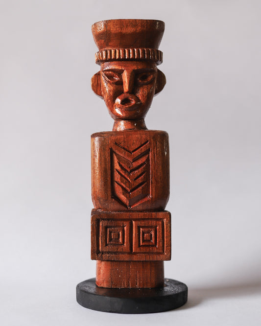 Bengal Hand-carved Wooden Sculpture Figurine