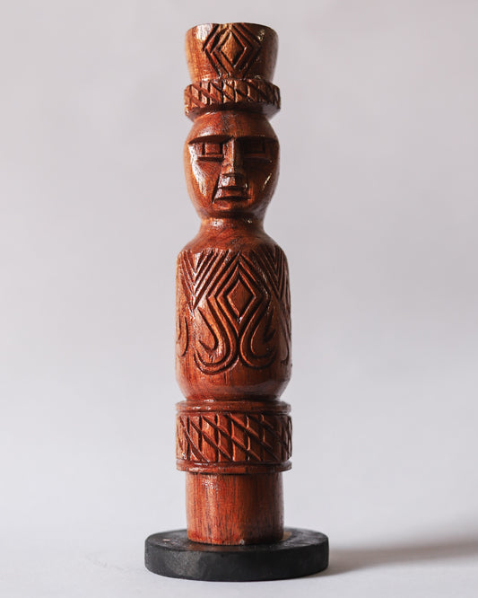 Bengal Hand-carved Wooden Sculpture Figurine
