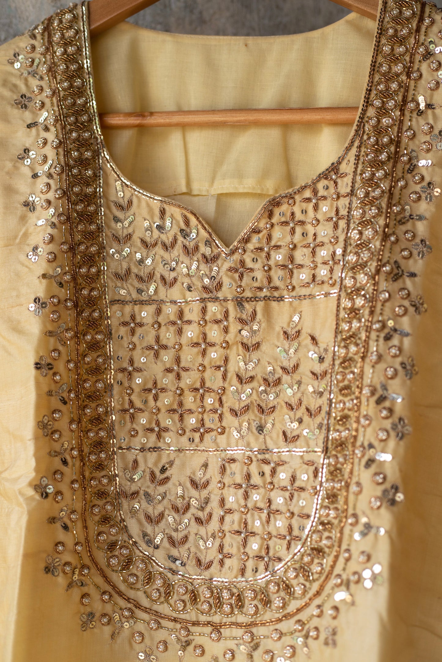 Bengal Hand Embroidered Silk Kurti