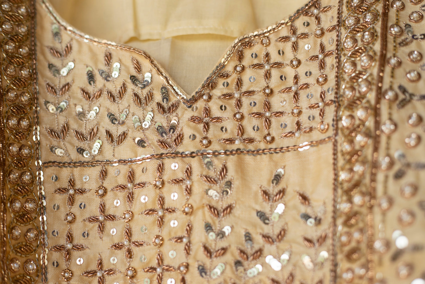 Bengal Hand Embroidered Silk Kurti