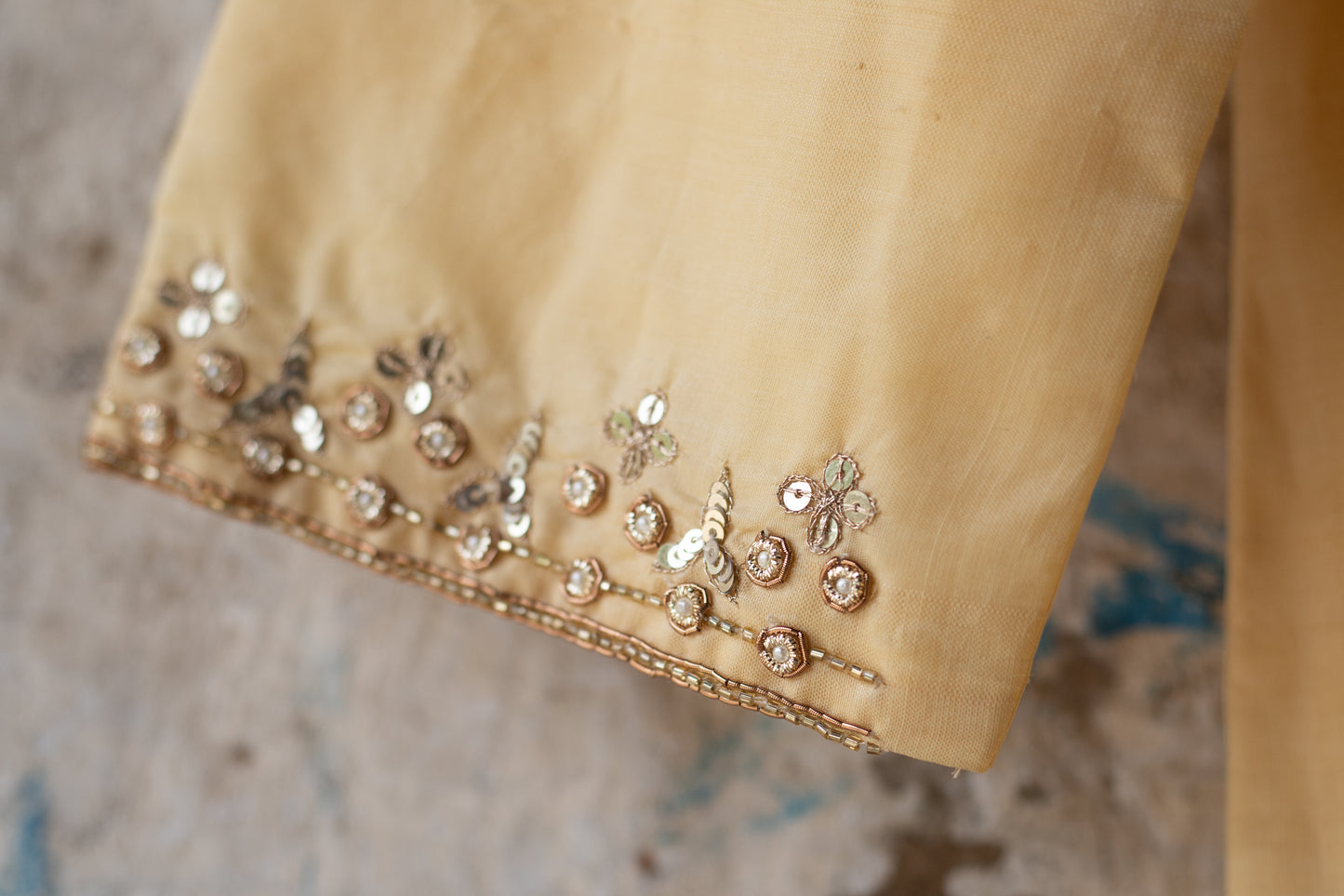 Bengal Hand Embroidered Silk Kurti