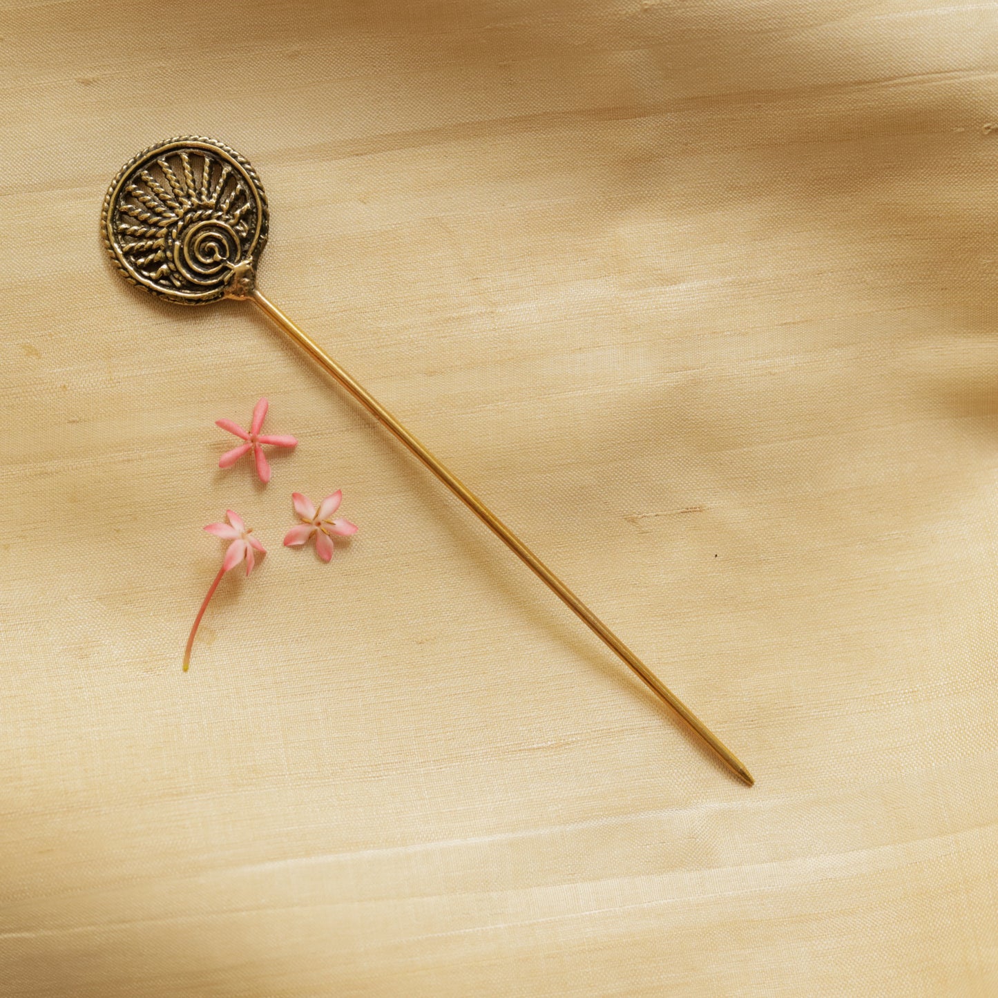 Handmade Dokra Hair Pin
