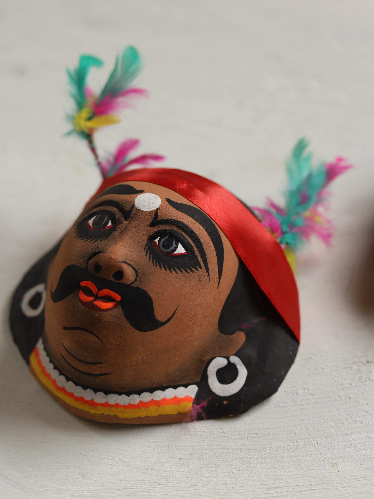 Tribal Couple Chhau Mask