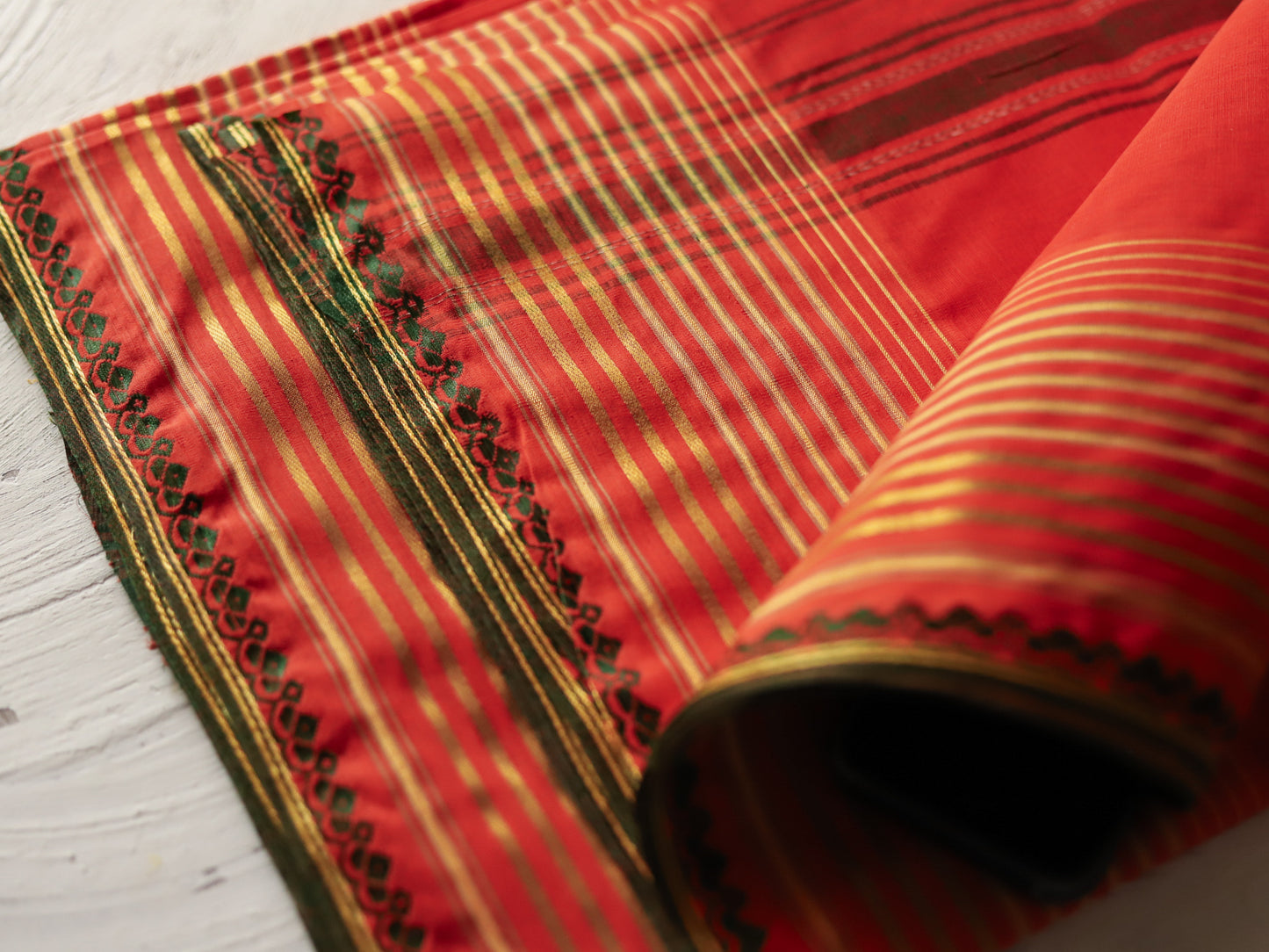 Bengal Handwoven Tangail Dhoti (Dhuti)