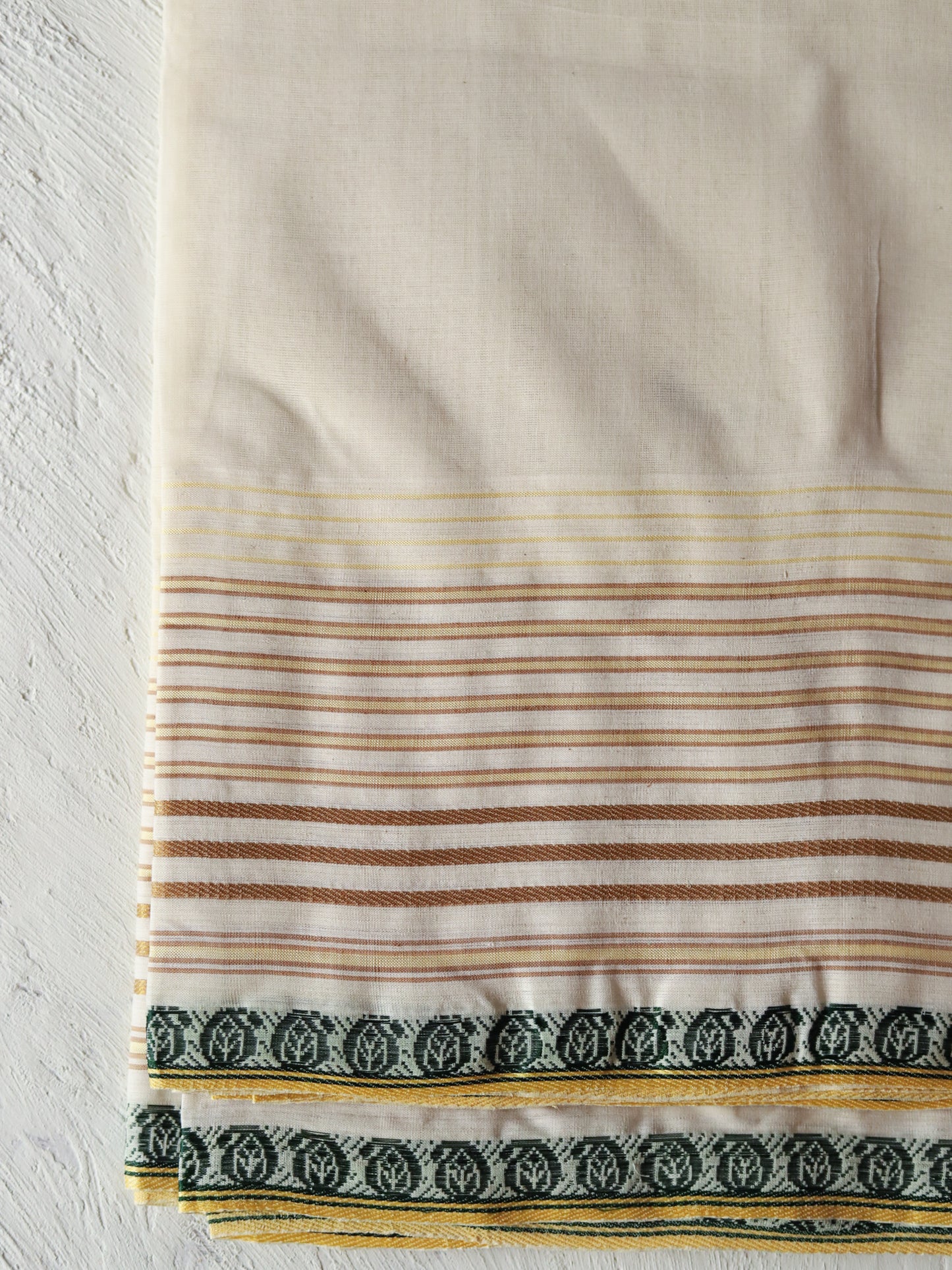 Bengal Handwoven Tangail Dhoti (Dhuti)