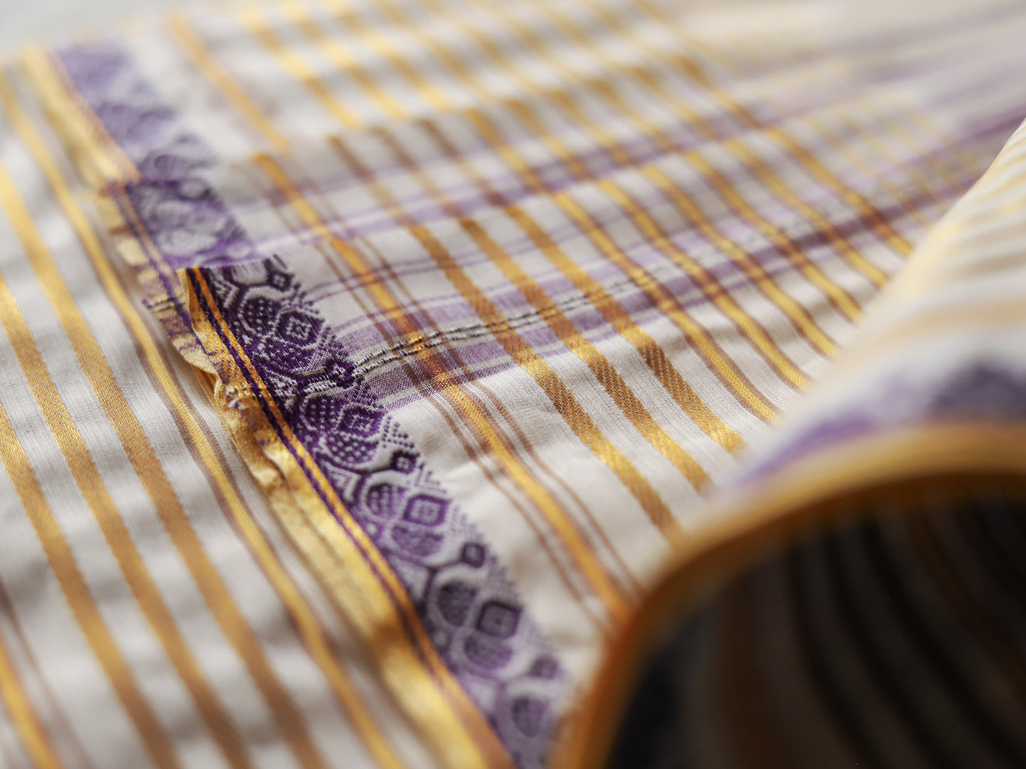Bengal Handwoven Tangail Dhoti (Dhuti)