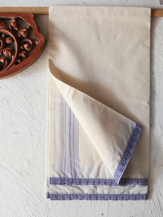 Bengal Handwoven Tangail Dhoti (Dhuti)