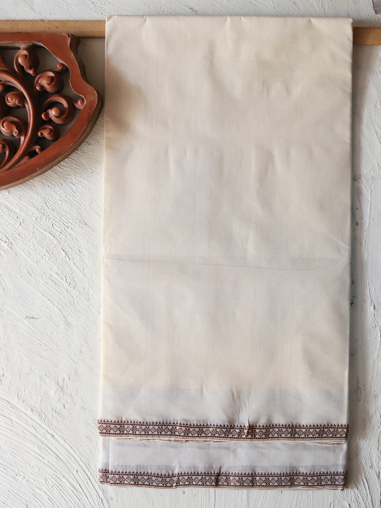 Bengal Handwoven Tangail Dhoti (Dhuti)