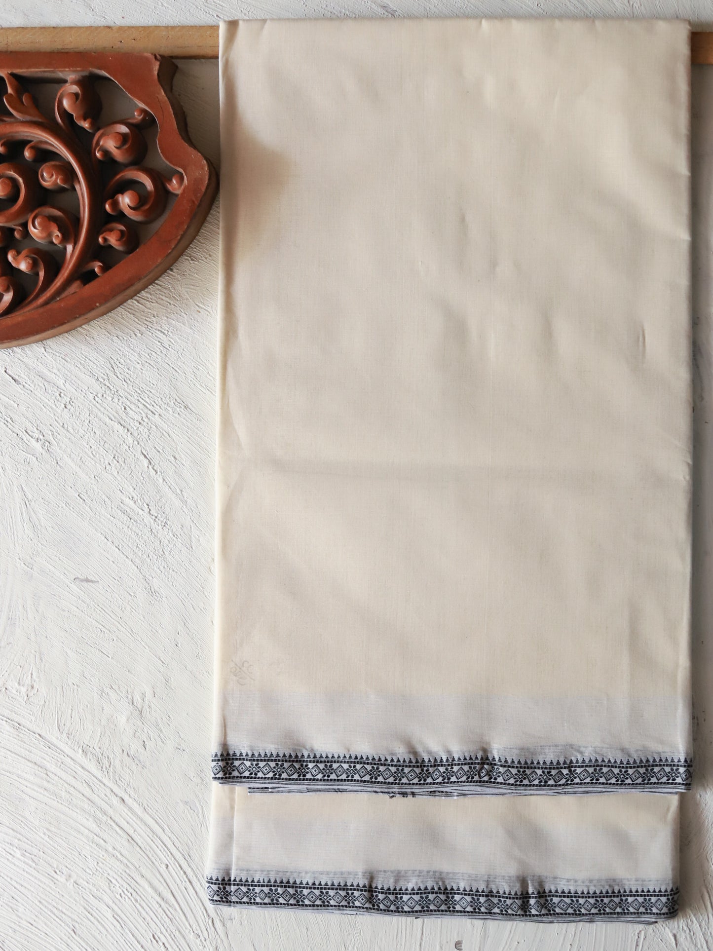 Bengal Handwoven Tangail Dhoti (Dhuti)