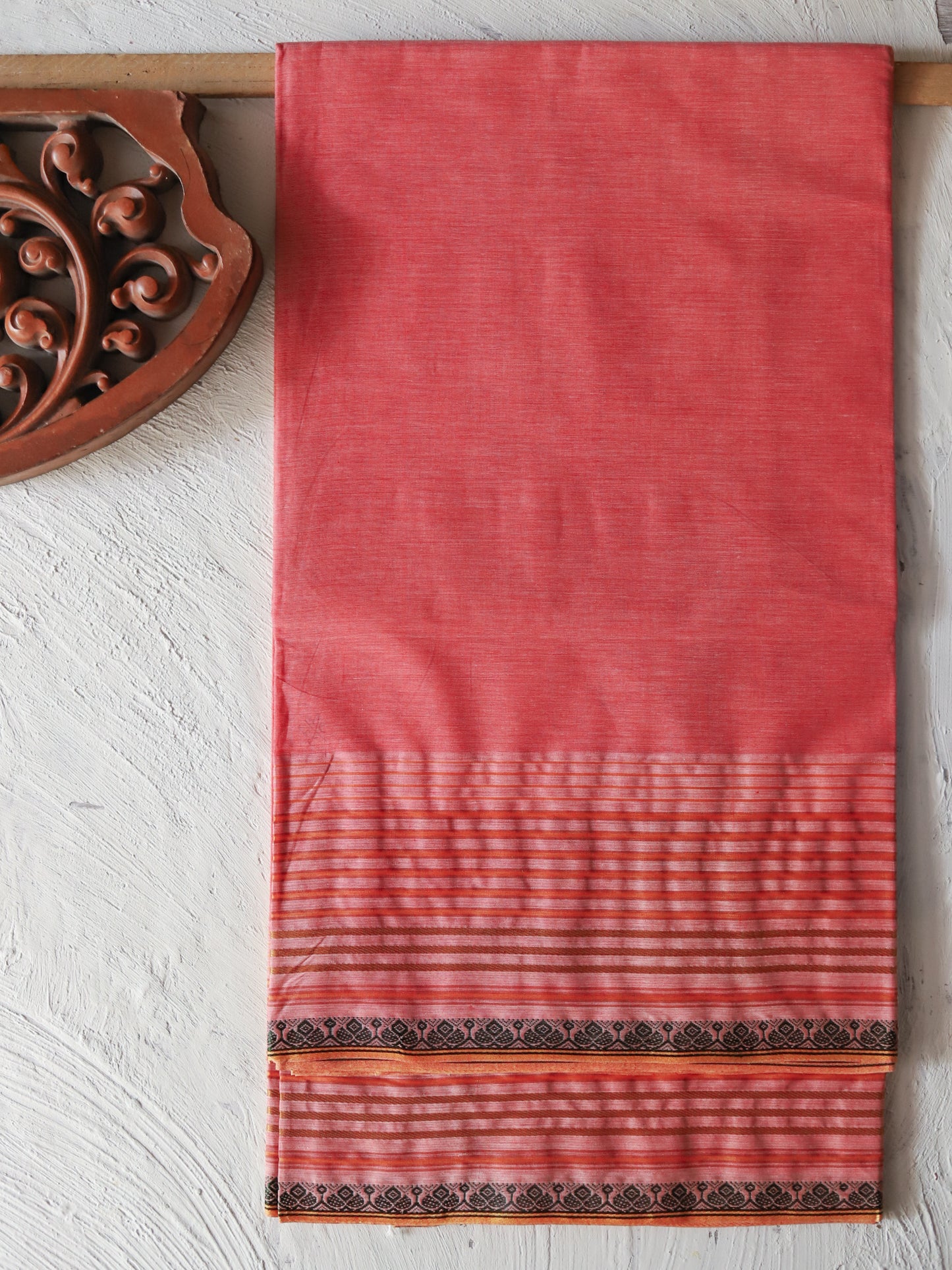 Bengal Handwoven Tangail Dhoti (Dhuti)