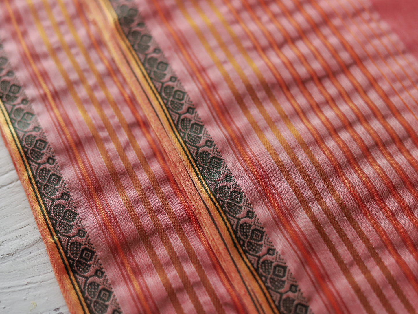 Bengal Handwoven Tangail Dhoti (Dhuti)