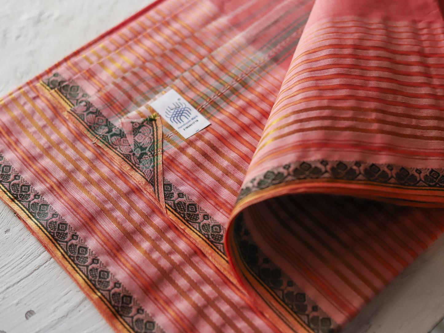 Bengal Handwoven Tangail Dhoti (Dhuti)