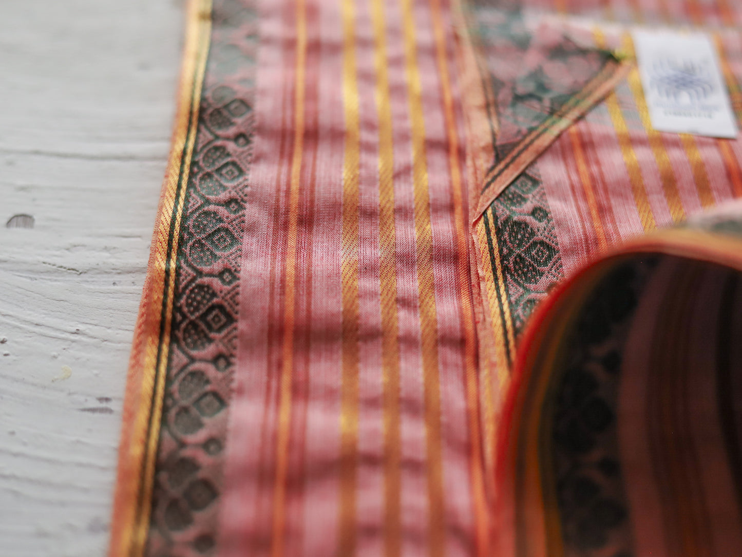 Bengal Handwoven Tangail Dhoti (Dhuti)