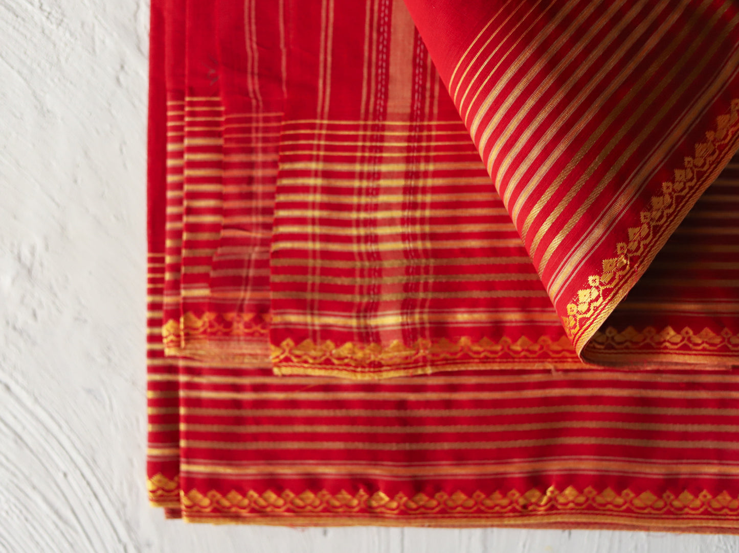 Bengal Handwoven Tangail Dhoti (Dhuti)