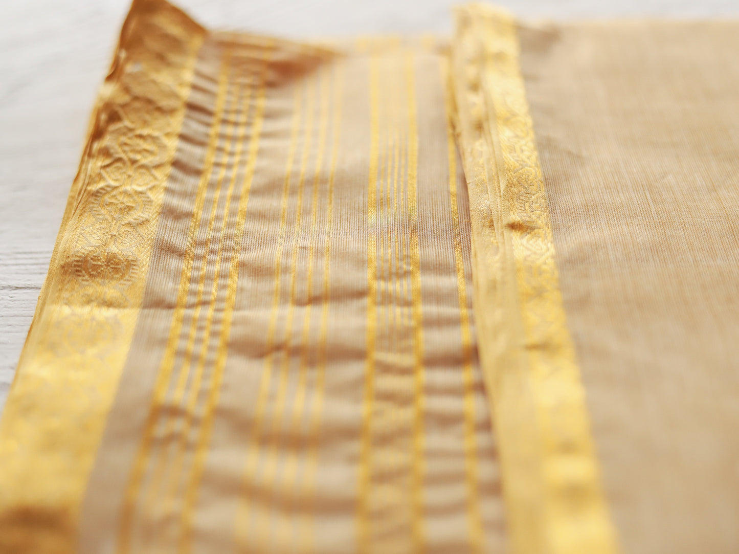 Bengal Handwoven Tangail Dhoti (Dhuti)