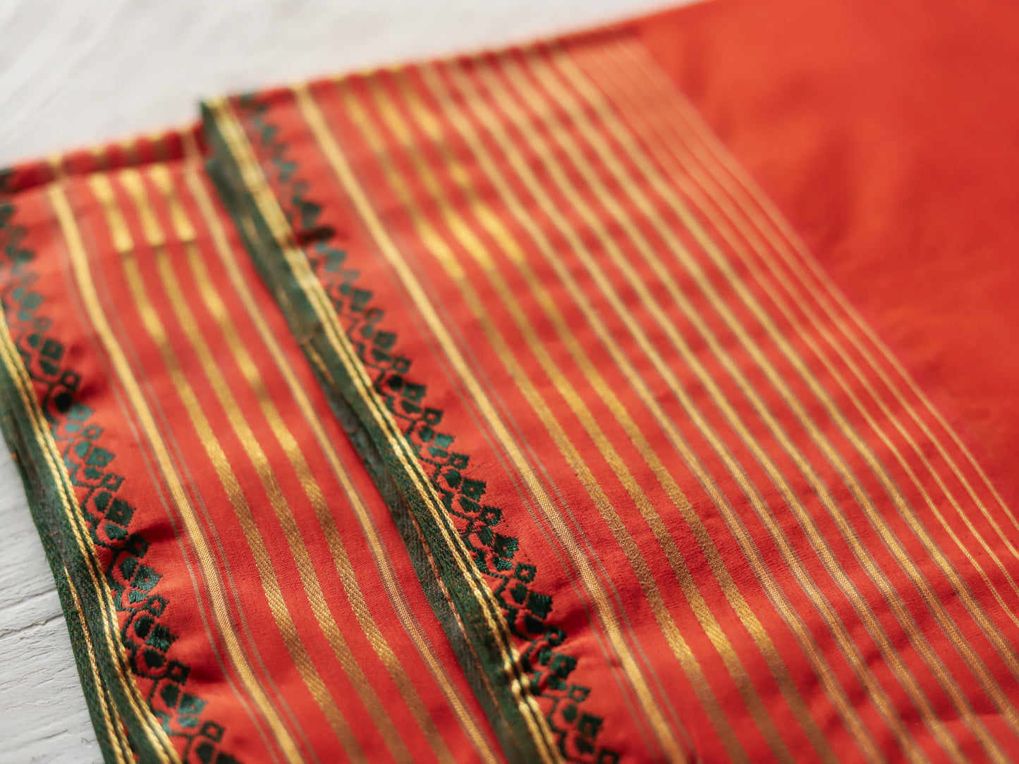 Bengal Handwoven Tangail Dhoti (Dhuti)